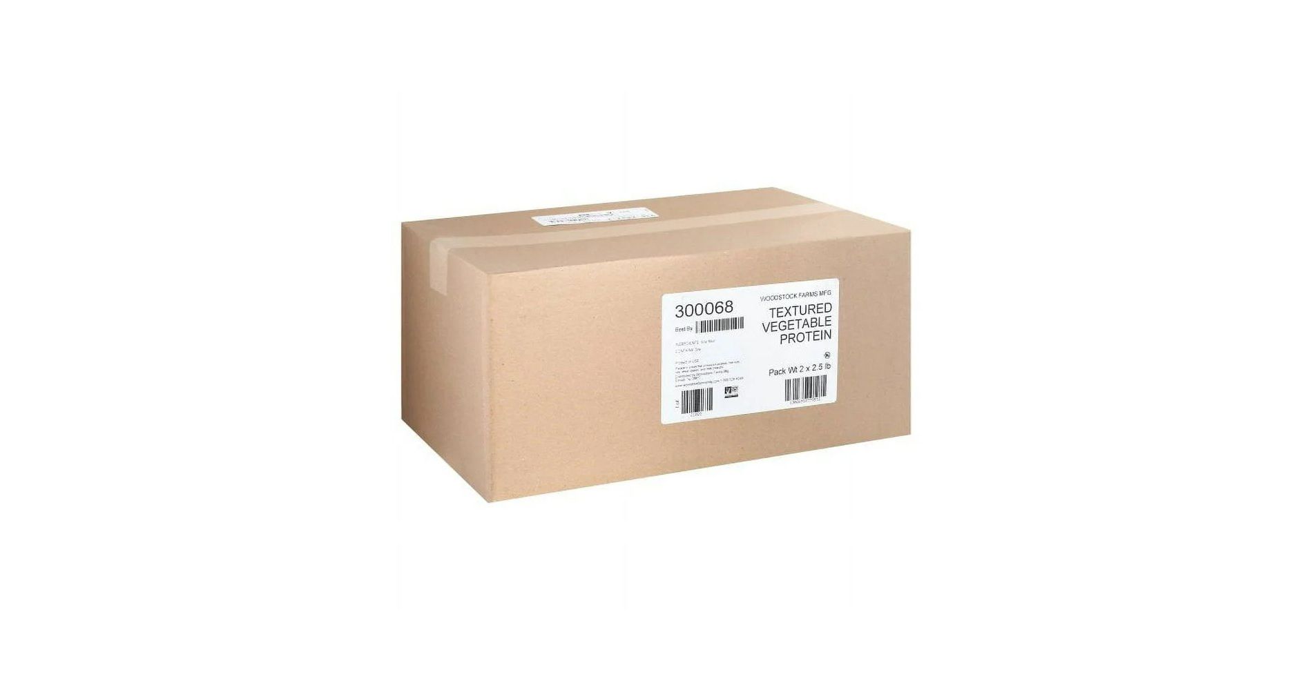 Woodstock Farms Non GMO TVP Minced 5/16" Irregular  - 5 lb