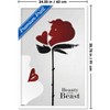 Trends International Disney Beauty and the Beast (1991) - Rose Silhouette Framed Wall Poster Prints - 3 of 4
