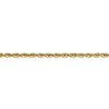 Black Bow Jewelry 2.8mm Rope Chain Bracelet in 14k Yellow Gold, 7 Inch - 2 of 4