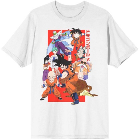 Dragon Ball Z Anime Cartoon Characters Mens Black Graphic Tee : Target