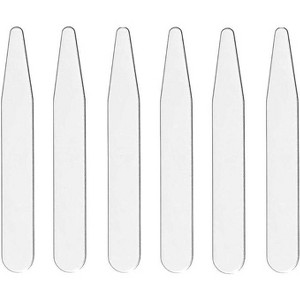 Quality Plugs - 50 Metal Collar Stays for Men Dress Shirt 2.5 inches - 1 of 3