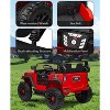 24V 2 Seater Ride On Jeep Car,Kids Battery Powered Vehicles w/Parent Remote Control - 2 of 4