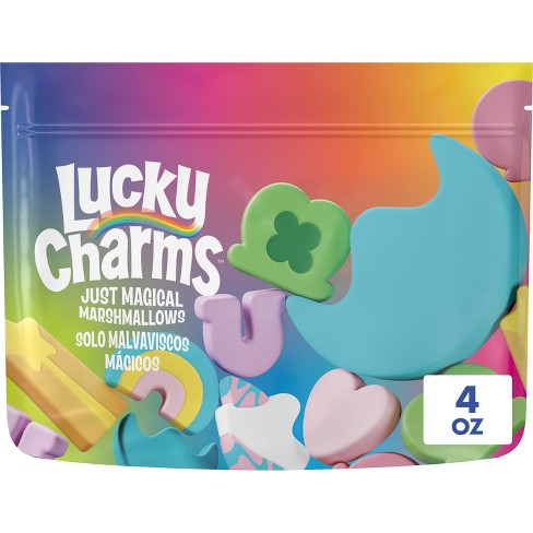  Lucky Charms Minis Cereal with Marshmallows, Kids Breakfast  Cereal, Family Size, 18.6 oz : Books
