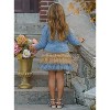 Hello Darling Blue Tweed Jacket And Tulle Skirt Mia Belle Girls - 4 of 4