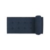 Chaise Lounge Mid-Century Modern with Button Tufted Cushion and Bolster Pillow for Living Room 64"-3irtyhousy - 3 of 4