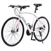 YONWAY 700C Road Bike, 24 Speed Commuter Bicycle, 24 Inch Lightweight Aluminum Frame Racing Bike with Disc Brake System for Men Women - 2 of 4