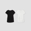 Short Sleeve V-Neck Side Shirred 2pk Bundle Maternity T-Shirt - Isabel Maternity by Ingrid & Isabel™ - 2 of 2