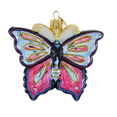 Old World Christmas 3.25 In Fanciful Butterfly Ornament Caterpillar Tree Ornaments