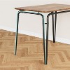 Garvee Dining Table for 2, Small Table and Chairs Set of 2, Square Dinette Set for 2, Dinner Table Set, 3 Piece(Table with 2 Chairs) - 3 of 4