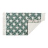 Design Imports Geometric Textured Fringe - Teal - 2 X 3 Ft - 2 of 4