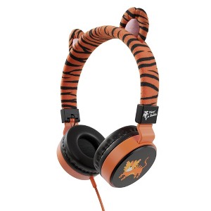 Planet Buddies Tiger Furry Wired Headphones V2 - 1 of 4