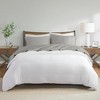 4 Pcs 600 Thread Count Cotton Blend Sheet Set, Deep Pocket Premium Touch Bedding Set, Hotel Collection Style Solid Cozy Bed Set for All Season - 3 of 4