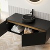 GDFStudio Pamsha 48" Modern Bathroom Vanity with Vessel Basin and Storage Cabinet - 2 of 4
