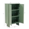 GDFStudio Ella 31.5" Modern Accent Cabinet with Soft Close Doors and Adjustable Shelves - 3 of 4