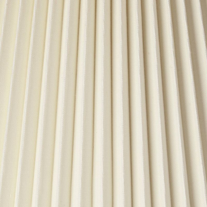 Springcrest Empire Lamp Shade Ivory Knife Pleated Large 11" Top x 18" Bottom x 12" High Spider Replacement Harp and Finial Fitting, 3 of 8