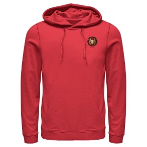Men's Marvel Spider-Man: No Way Home Gold Spider Pocket Logo Pull Over Hoodie - 1 of 4
