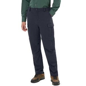 Men's Convertible Hiking Pants Zip Off Cargo to Shorts for Outdoor Travel - 1 of 4