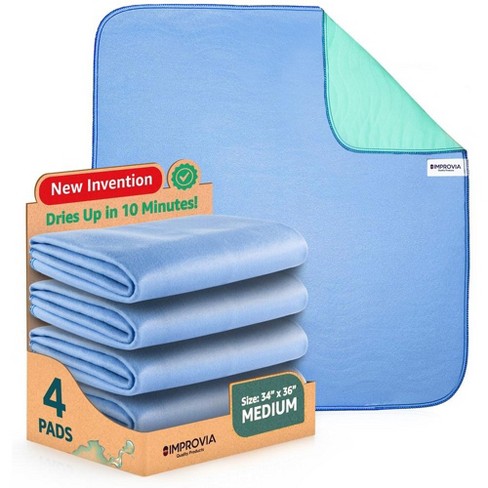 2 Adult 36x72 Reusable Incontinence Twin Bed Under Pad Underpad