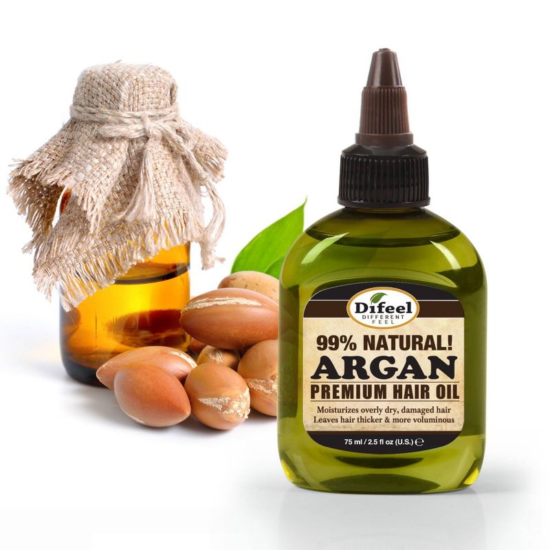Difeel Premium Natural Argan Hair Oil - 2.5 fl oz, 4 of 6