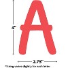 Teacher Created Resources® Melon Red 4" Modern Classic Letters Combo Pack, 257 Per Pack, 2 Packs - 3 of 3
