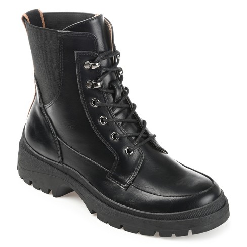 Womens black clearance combat boots target