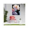 Cottage Garden West of The Wind Blushing Beauty Blue, White, Black 30 x 40 Inch Waterproof Gallery Wrapped Canvas, Outdoor Garden, Yard, Patio All - 2 of 2
