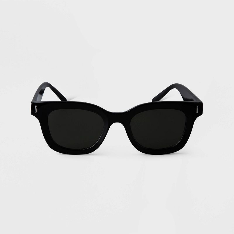 Men&#39;s Plastic Surf Sunglasses - Goodfellow &#38; Co&#8482; Black, 1 of 3