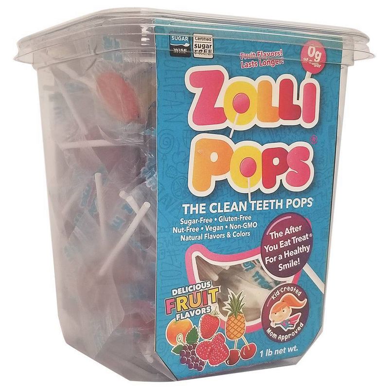 Zolli Pops Sugar Free Lollipops Candy - 16oz, 3 of 11