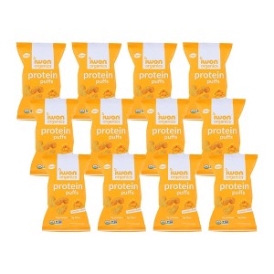 Iwon Organics Cheddar Cheese Protein Puffs - Case of 12/5 oz - 1 of 4