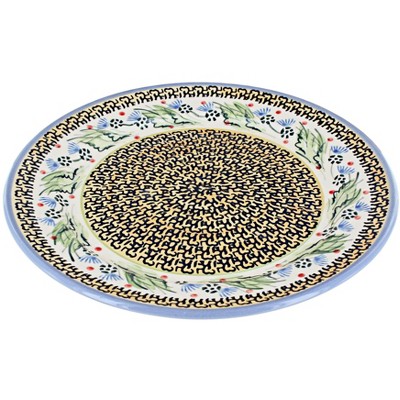 Blue Rose Polish Pottery 231 Wiza Dinner Plate