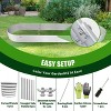 Rbied 12X3X1.5 ft Galvanized Raised Garden Beds Outdoor, Oval Extra Large Metal Planter Box, Anti-Rust & Easy-Setup - 3 of 4