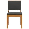 Garden Chair 2 pcs Brown 50 x 50 x 91cm Solid Acacia wood vidaXL - 4 of 4