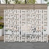 Lirago Outdoor Privacy Screen Privacy Fence Fence Panels Metal Garden Fencing - 72x47 - 3 of 4