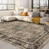 Area Rugs Living Room Machine Washable Soft Carpet for Bedroom Vintage Distressed Area Rug - 3 of 4
