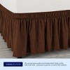 Subrtex Elastic Wrap Around Bed Skirt Dust Ruffle Smooth Soft Bed Frame Cover 15-inch Drop - 3 of 4