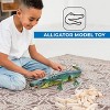 MameJo Alligator Toy | 16 Inch American Alligator Reptile Toys | Hand Painted Realistic Animal Toy Figures for Home Décor Or 3D Shapes for Teaching - image 4 of 4