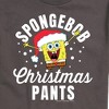 Men's - SpongeBob SquarePants - Christmas Pants Short Sleeve Graphic T-Shirt - 2 of 4