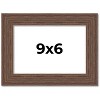 PosterPalooza | 9x6 Wide Barnwood Picture Frame, UV Acrylic, 6 Finishes - Grey, Brown, White, and Black - 2 of 4