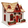 Home Bazaar 11" LED Lite Nutcracker Bird House White - 2 of 4