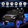 Kids Ride On Truck Car, 12V Battery Powered Ride On Toy for Toddlers, Electric Vehicle with Remote Control, Spring Suspension, LED Lights, Music - 2 of 4