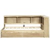 Twin Size Daybed with Trundle/2 Drawers, Storage Cabinets and USB Ports 4B - ModernLuxe - 4 of 4