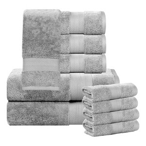 Luxury Cotton Heavyweight Solid Plush Towel Set by Blue Nile Mills - 1 of 4