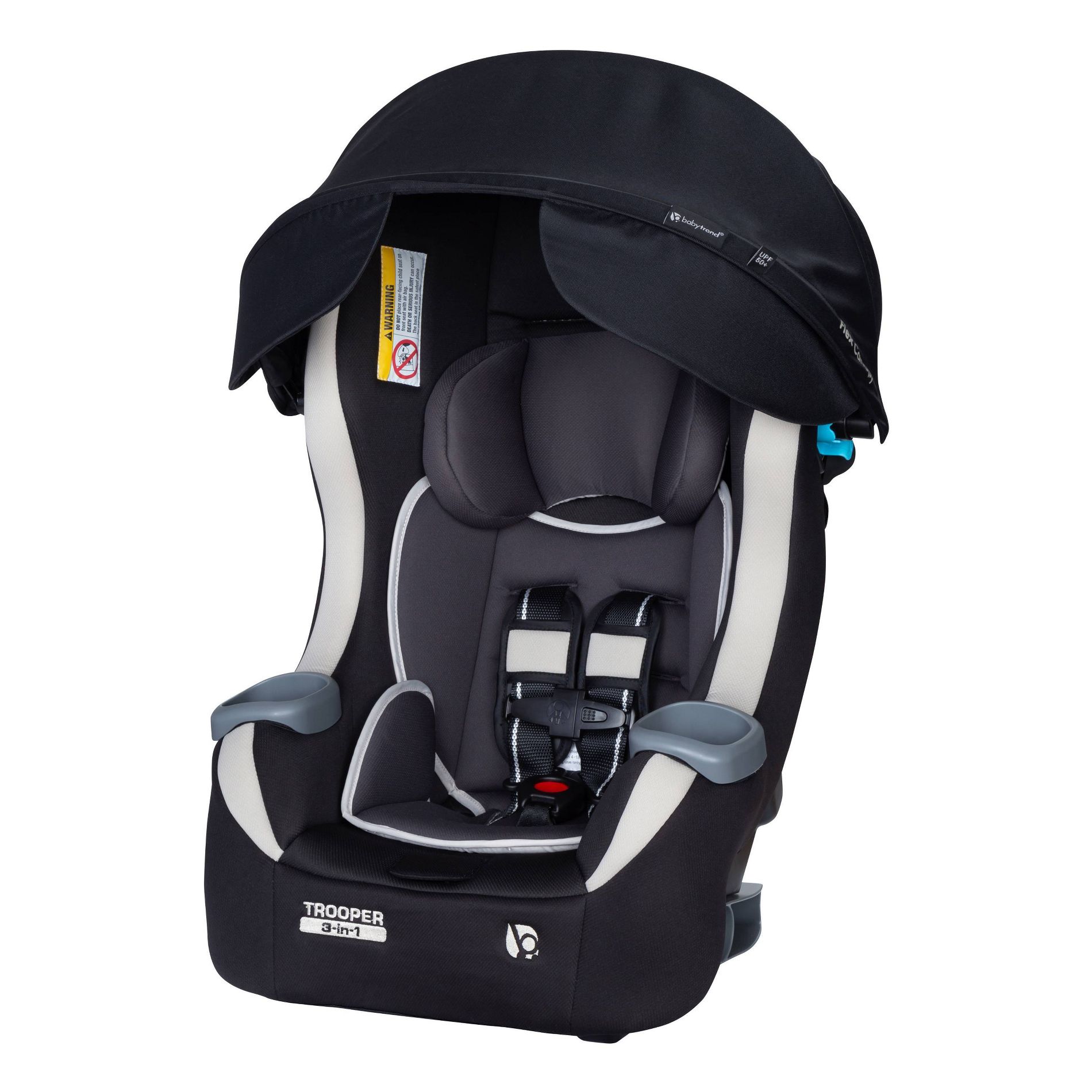 Baby Trend Trooper Plus 3-in-1 Convertible Car Seat with Canopy