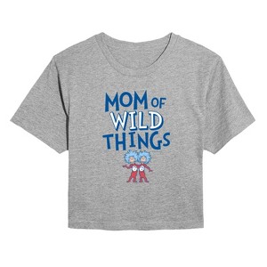 Women's - Dr. Seuss - Mom of Wild Things Cropped Graphic T-Shirt - 1 of 4