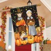 Pilgrims Thanksgiving House Flag Pumpkins Pie 28" x 40" Briarwood Lane - 4 of 4