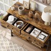 Garvee Console Tables for Entryway, Small Entryway Table with 2 Drawers, Narrow Console Table with Storage Shelves - 3 of 4