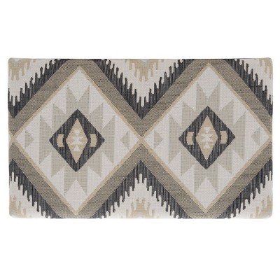 Small Tribal Design Linen Storage Bench with Birch Wood