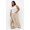 Women's Plus Size Lara Tank - ivory | CITY CHIC - 2 of 4