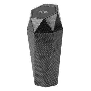 Unique Bargains Car Trash Can Portable Car Cup Holder Plastic Trash Bin 1 Pc - 1 of 4