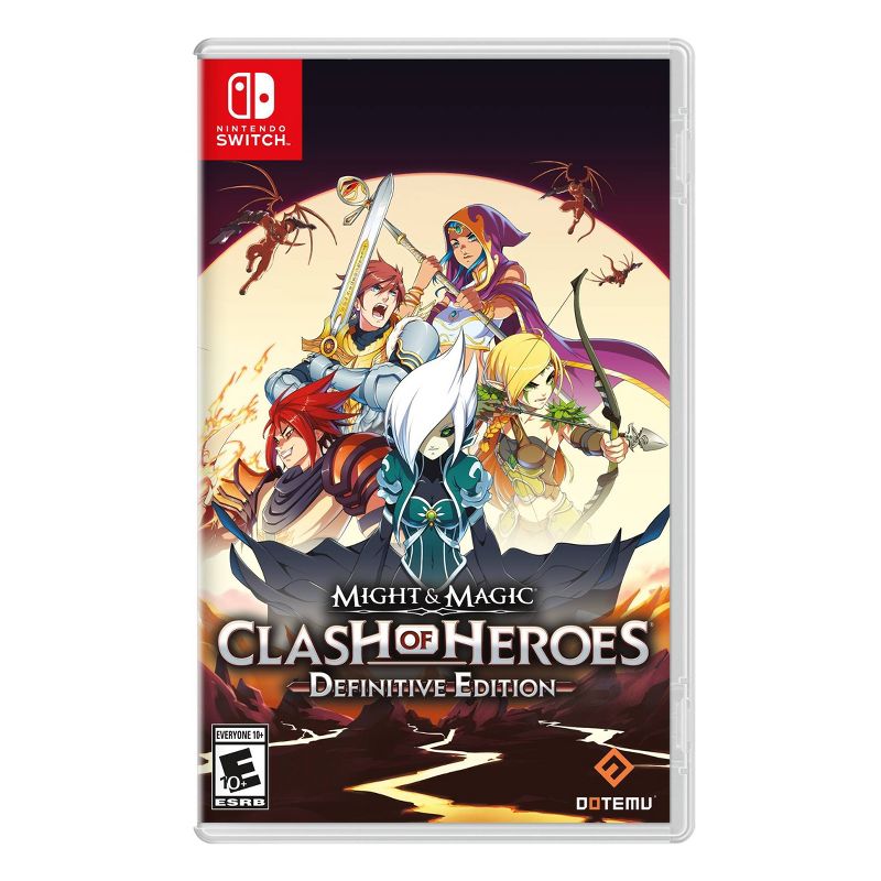 Might & Magic - Clash of Heroes: Definitive Edition - Nintendo Switch: RPG Puzzle Strategy, Multiplayer, E10+, 1 of 6